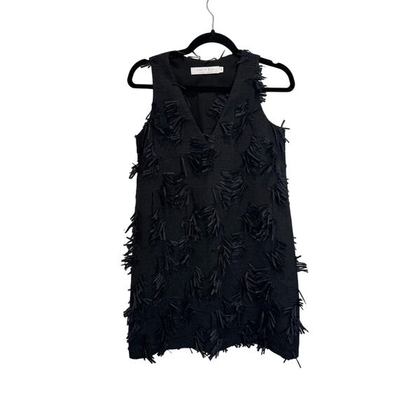 Hunter Bell Fringe Black Party Dress XS - Picture 1 of 5